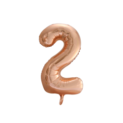 Folieballong  Tal 66 cm ROSEGOLD  