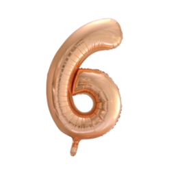 Folieballong  Tal 66 cm ROSEGOLD  