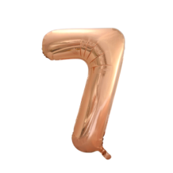 Folieballong  Tal 66 cm ROSEGOLD  