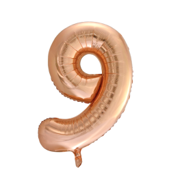 Folieballong  Tal 66 cm ROSEGOLD  