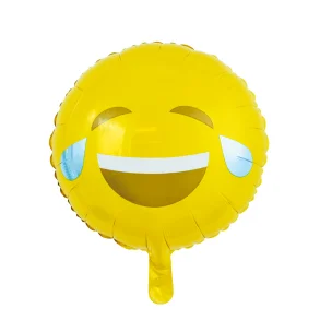 Grine smiley folieballon