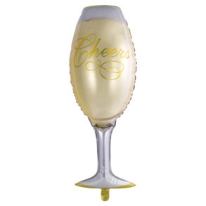 Folieballon Champagneglas