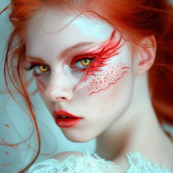 Linser i gul-rd 1d - Hell fire