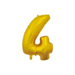 Sifferballong 66 cm i Guld