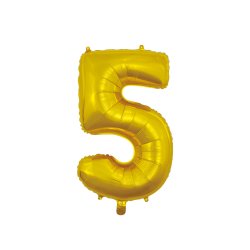 Sifferballong 66 cm i Guld