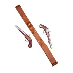 Dobbelt pirathylster med pistoler