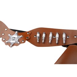 Cowboyblte med 2 hlster