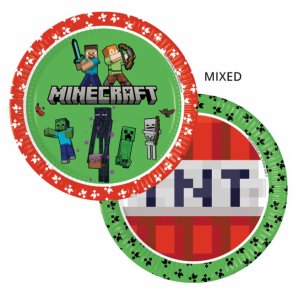 Minecraft tallerkner 23cm 