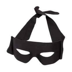 Zorro maske i sort