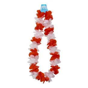 Blomsterkrans i Rd/Hvid