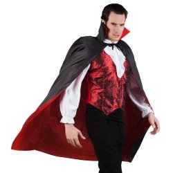 Bloodlust V�ndbar Cape Svart/R�d�