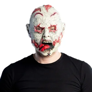 Zombie blodig maske i latex