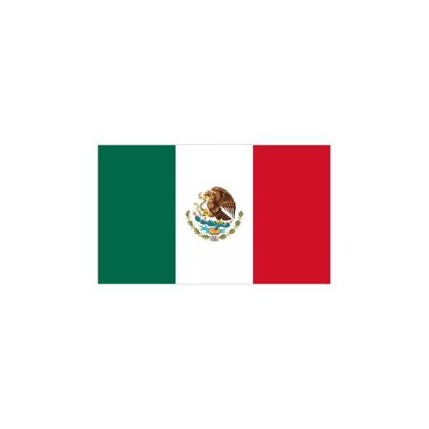Papirflag Mexico p pind, A4