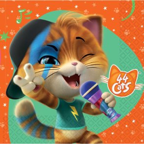 44 Cats Servietter 16stk