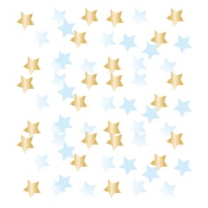 Stjerne konfetti 14g
