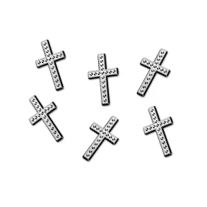 Kors konfetti Slv i plast