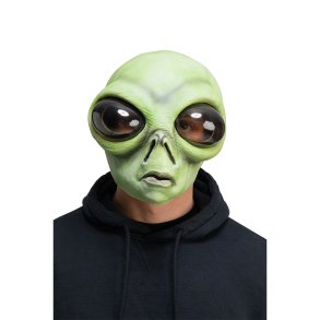 Grn Alien maske Latex