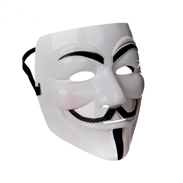 Anonymous maske | Køb V for vendetta mask her!!