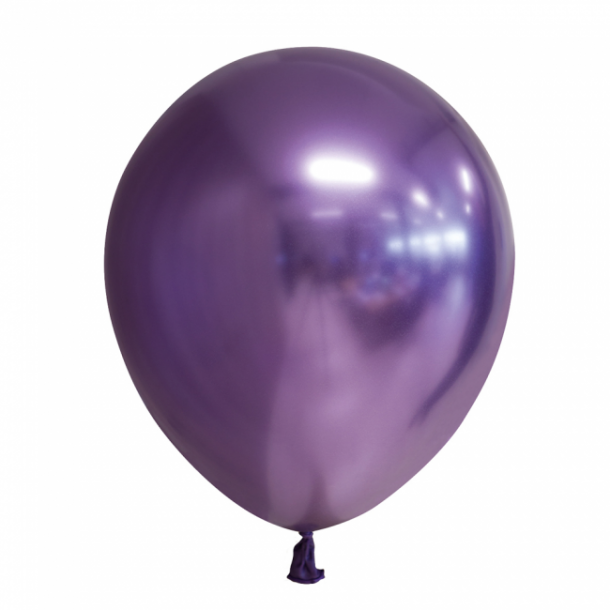 Ballon  30 cm - mirror- Lilla