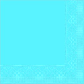 Frokostservietter i Aquabl