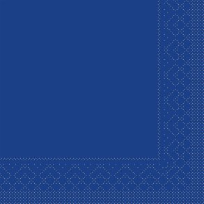 Middagsservietter i Marinebl