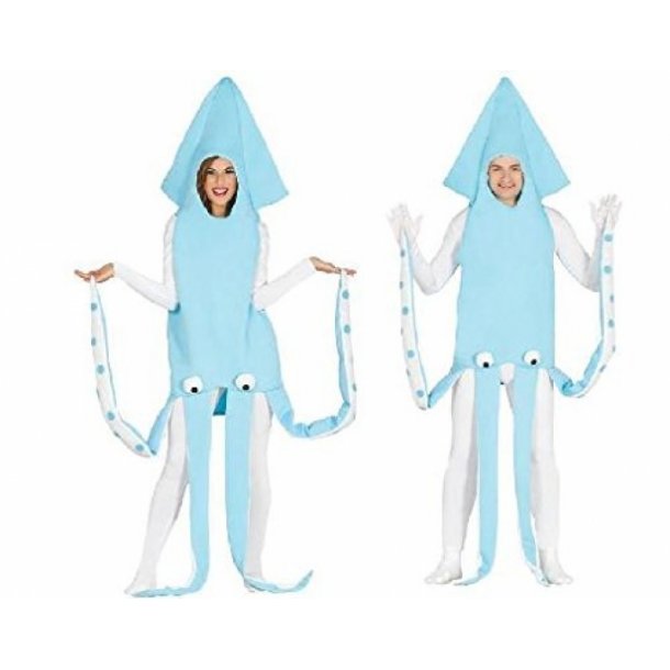 auroch Undtagelse blødende Blæksprutte kostume | Køb blæksprutte kostume online her!!