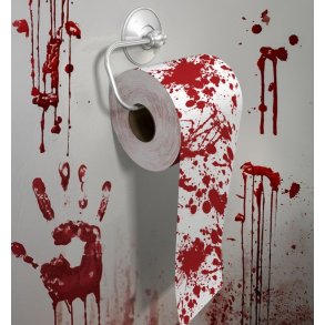 Blodig toiletpapir