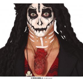 Halsband med blodigt hjrta