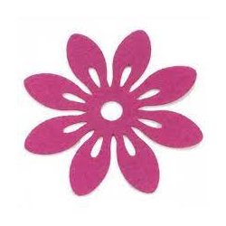 Blommor i filt 12cm i diameter