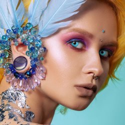 Linser i bl 1d - Blue Galaxy