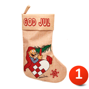 Bramming Julesok - Nisse med julehjerte