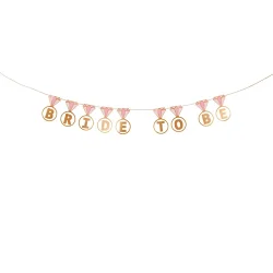 Bride to be DIY kartong banderoll ca 2,5 m