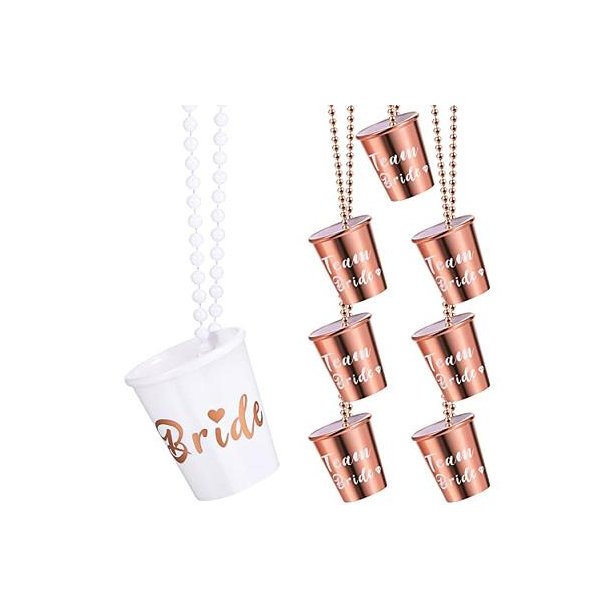 Team Bride shotglas i rosegold