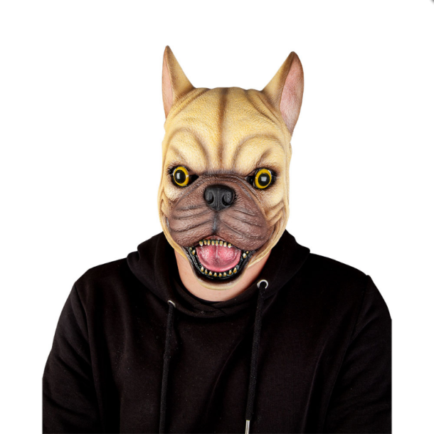 Bulldog maske Latex