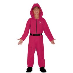 Cosplay Maskerradedrkt Squid til barn