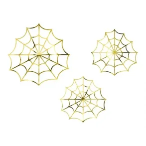 Dekoration-st spind i guldfarve