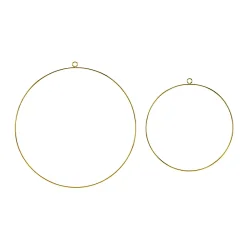 Dekorations ringe Guld