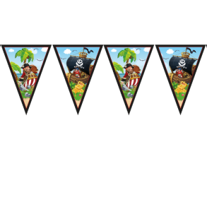 Pirat flagbanner - Island Pirates