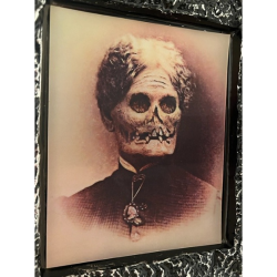 Effekt bild med kvinna