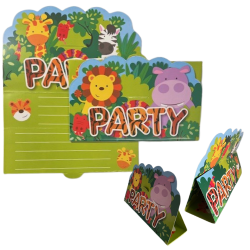 Inbjudan till djungel "Party"