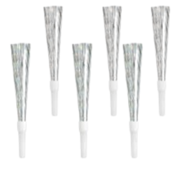 Tudehorn i slvmetallic pap