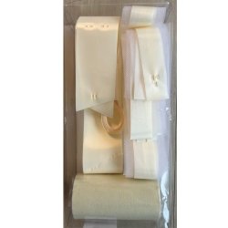 Bil dekorations�t med tyl og sl�jfer Cremefarvet