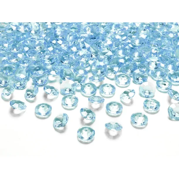 Diamant konfetti 12 mm Tyrkisbl