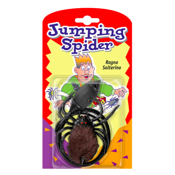 Hoppende edderkop prank