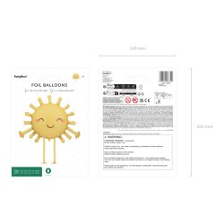 Folieballong Sol - airwalker