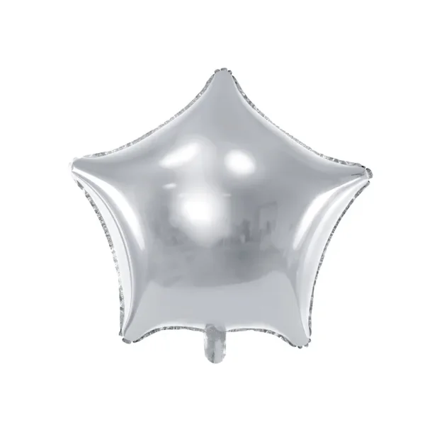 Stjerne folieballon SLV 48cm