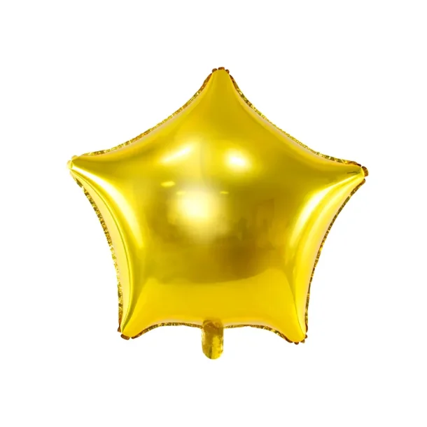 Stjerne folieballon GULD 48cm