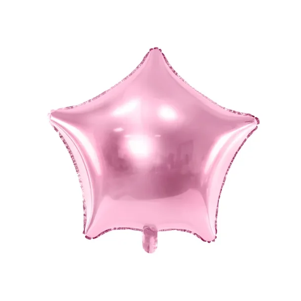 Stjerne folieballon Lyserd 48cm