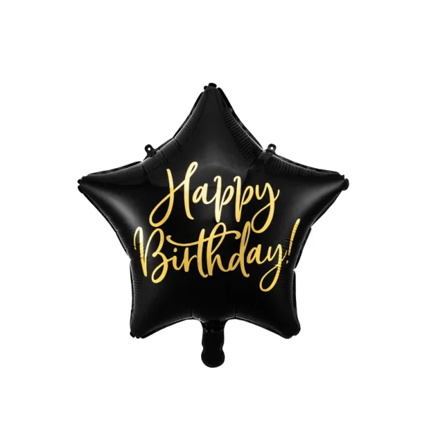 Folieballon Happy Birthday Sort