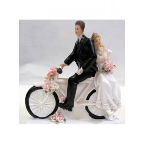 Kagefigur , Brudepar p cykel